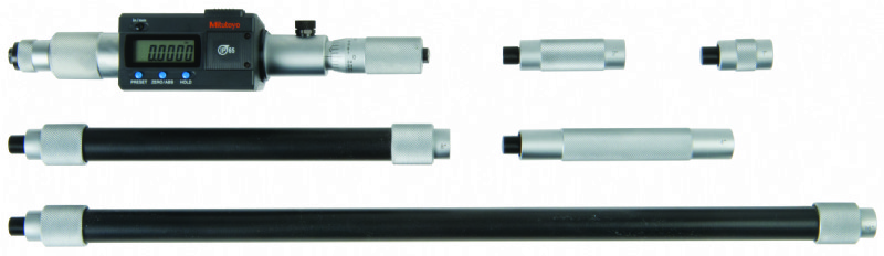 Mitutoyo - (200 - 2000mm Ranges) Digital Inside Micrometer - Extension Pipe Type - (Metric)