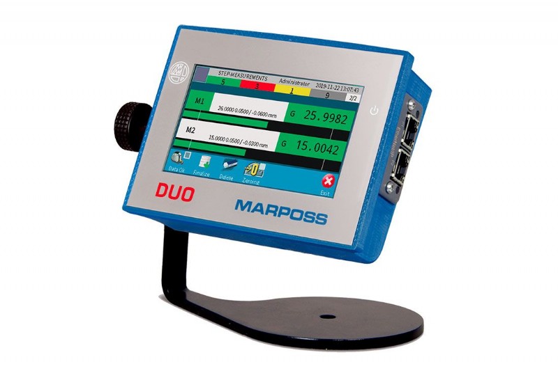 Marposs - Duo is a premium 4.3’’ electronic display unit allowing to perform simple measurement applications intuitively and rapidly