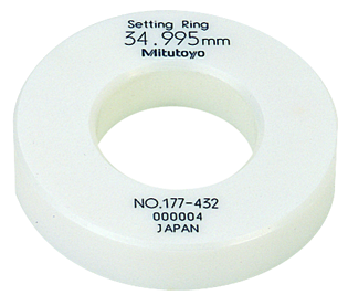 Mitutoyo - Setting Rings - for Bore Gages - Ceramic - (Metric)