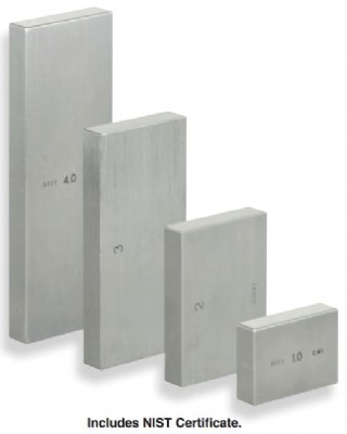 Fowler - RECTANGULAR Gage Blocks - Steel - Grade 0 - (Inch)