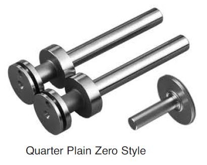 Quarter Plain Zero Rollers (110-QZ)