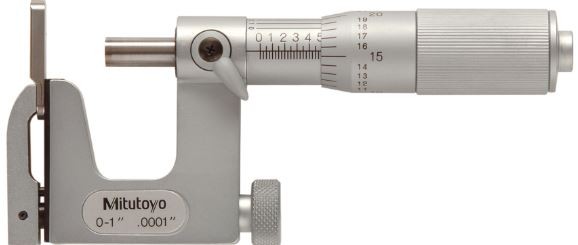 Mitutoyo - "Uni-Mike" T-Anvil Micrometer - Interchangeable Type 