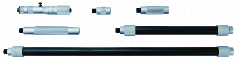 Mitutoyo - (1.5 - 200" Ranges) Inside Micrometer SET - Extension Pipe Type
