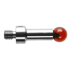 Renishaw - M4 - Ø6mm Ruby Ball - Stainless Steel Stem - L 17mm - EWL 13.3mm - A-5000-7555