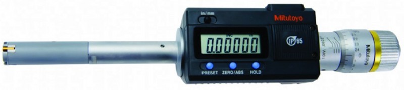 Mitutoyo - Holtest 3-Point Digital Bore Micrometers - Main Body & GageHead