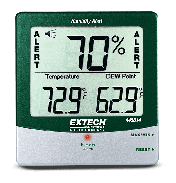 EXTECH - Hygro-Thermometer Humidity Alert w/ Dew Point - 445814