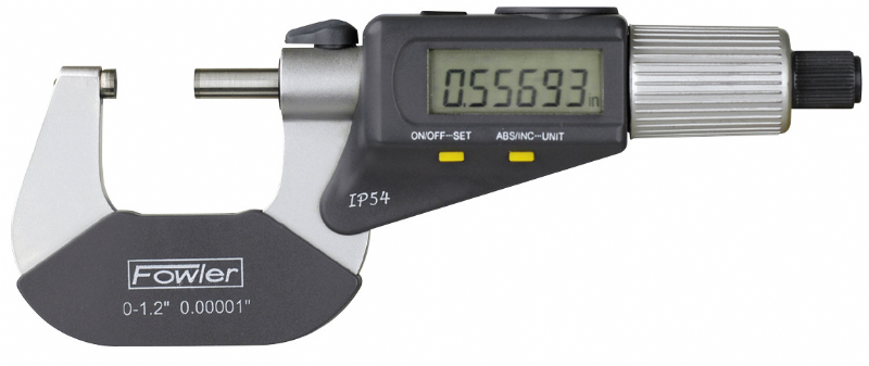 Fowler - QuadraMic Electronic Micrometers - (IP54) - for Right or Left Handed Use