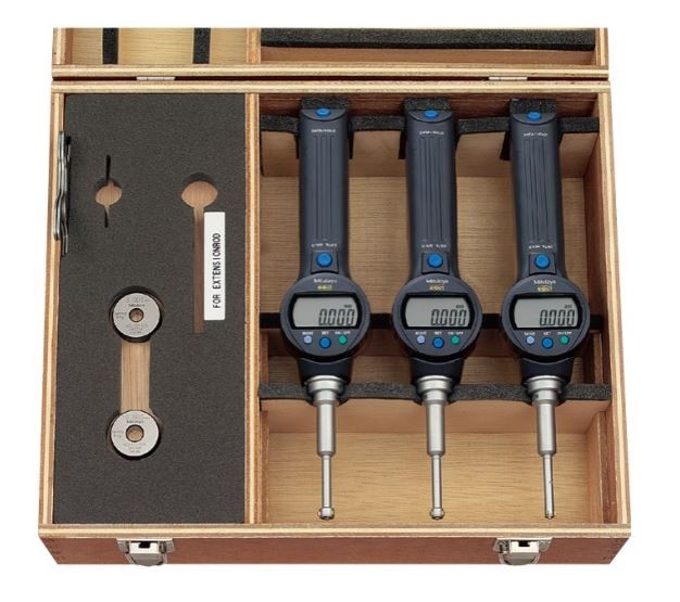 Mitutoyo - Borematic 3-Point Digital Bore Gage - COMPLETE SETS - (1) Display Unit per Head - 568 Series - (Metric)