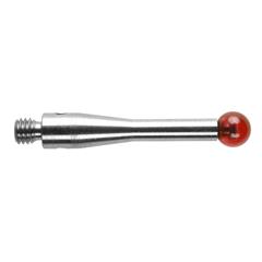 Renishaw - M3 - Ø4mm Ruby Ball - Stainless Steel Stem - L 21mm - EWL 17.2mm - A-5000-7606