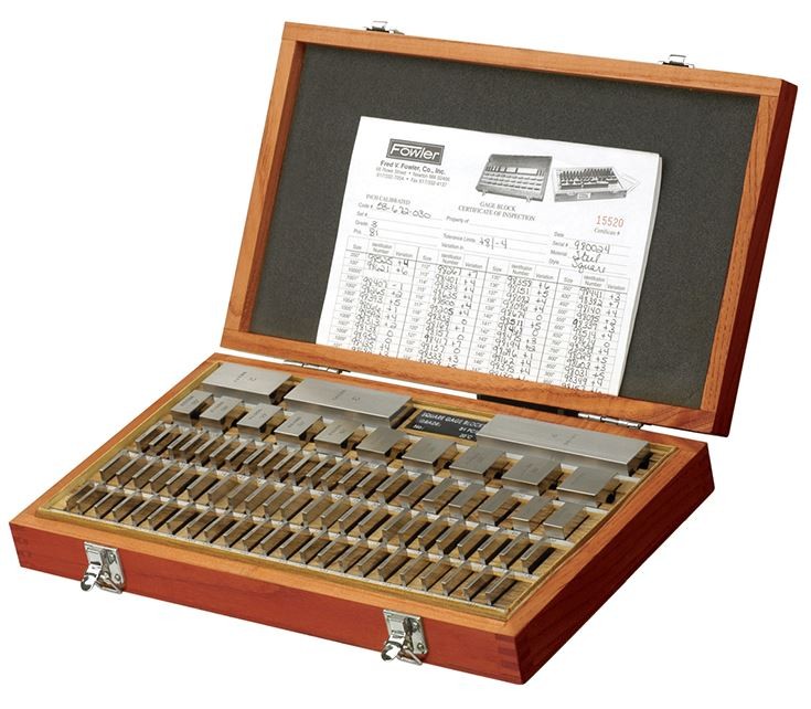 Fowler - SQUARE Gage Block Sets - Steel - (Inch)