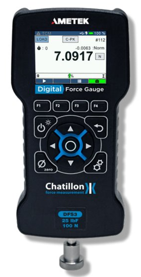 Chatillon - Digital Force Gauge - 0.1% Accuracy of Full Scale - DFS3 Series - Advanced