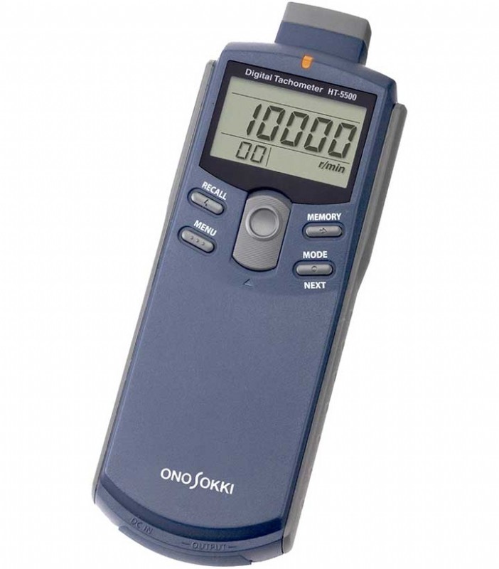 Ono Sokki - (New!) Dual Type Tachometer - w/ Analog & Pulse Output - HT-5500
