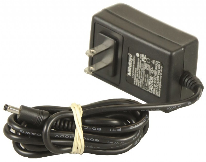 Mitutoyo - 120V AC Adapter/Power Cord - for ID-F Indicators - 12BAK730/12BAR954
