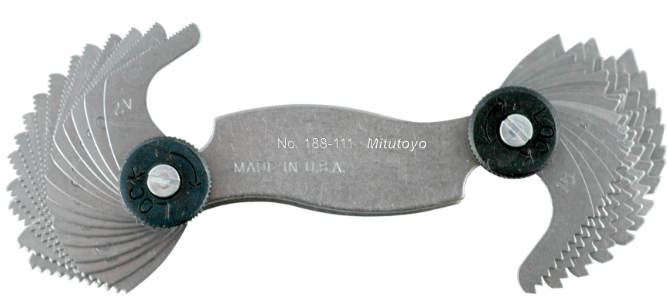 Mitutoyo  - Pitch Gages - 188 Series - (Metric)