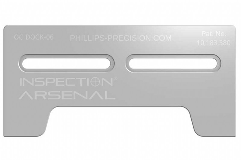 Phillips Precision - 6" Docking Rail - for Optical Comparators - OC-DOCK-06