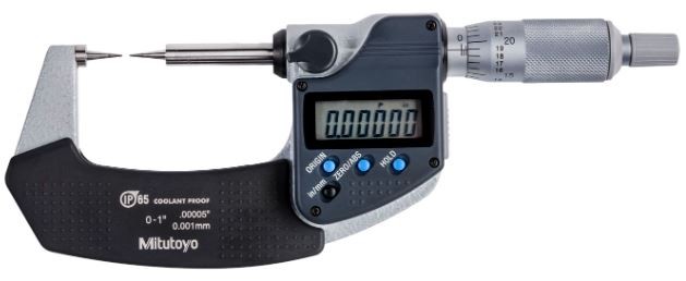 Mitutoyo - Digital Point Micrometers - (IP65) - 342 Series