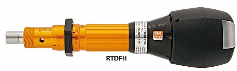 Tohnichi - RTDFH / RNTDFH Rotary Slip Pokayoke Torque Screwdrivers