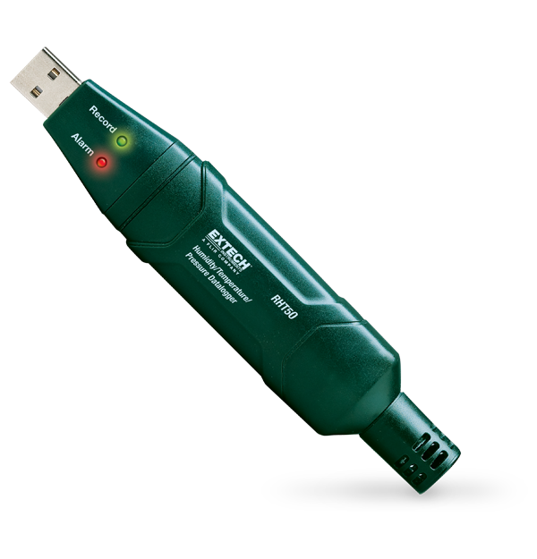 EXTECH - USB Humidity, Temperature, & Pressure Datalogger - RHT50