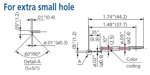 Mitutoyo - Extra Small Hole Styli