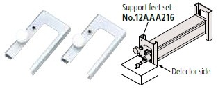 Mitutoyo - 12AAA216 Support Feet Set 