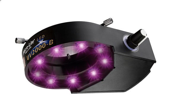 O.C. White - Micro-Lite® -  UV2000-B Ultraviolet LED Ring Illuminator  Duplicate