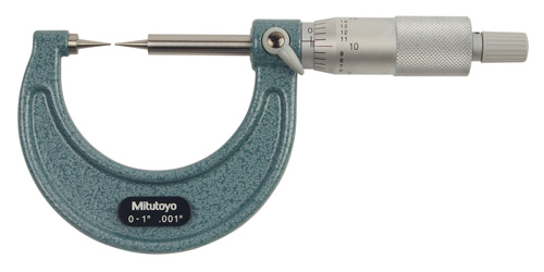 Mitutoyo - Plain Point Micrometer - 112 Series - (Metric)