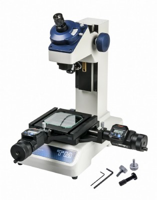 Mitutoyo - Toolmakers Microscope - 176-820A - 2" x 2" Travel - w-  0- 2" Range - w/ Digimatic Micrometer Heads 