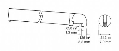 Mahr - 2008013 Parallel Chisel Probe - for Pocket Surf IV 