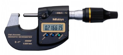 Mitutoyo - Sub-Micron Digimatic Micrometer - .000005”/ 0.1µm Res. - MDH 25MB 