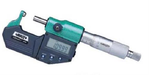 INSIZE - 0-1" Spherical Anvil Micrometer - (IP54) - 3560-25E