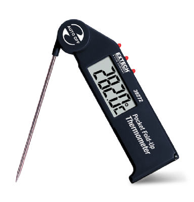 EXTECH - Pocket Fold up Thermometer w/ Adjustable Probe - 39272