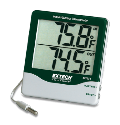 EXTECH - Big Digit Indoor/Outdoor Thermometer - 401014