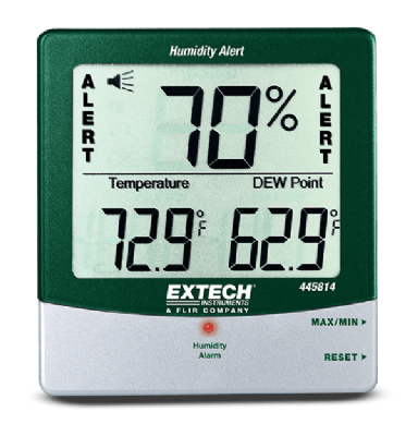 EXTECH - Hygro-Thermometer Humidity Alert w/ Dew Point - 445814
