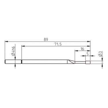 Fowler - 4mm Shank PROBES - for Trimos & Hi-Cal Gages