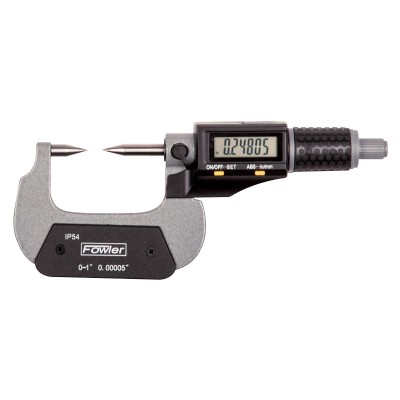 Fowler - Digital Point Anvil & Spindle Micrometers
