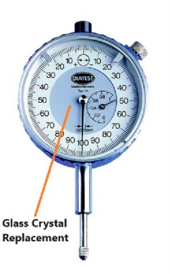 Diatest - Crystal Replacement - for Dial Indicators