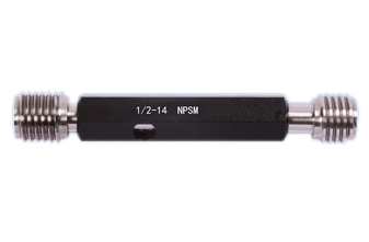 Pipe Thread Plug Gages -  "NPSM" Straight Pipe (ASME B1.20.1) 