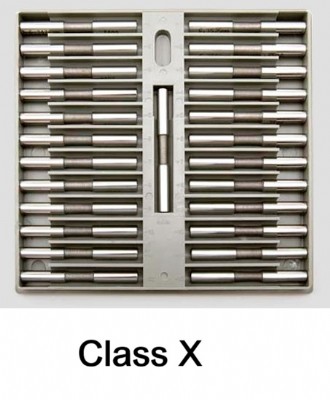 DELTRONIC -TP25 Class "X"  Plug Gage Sets - 25 Gages in .0001" (Tenth) Steps