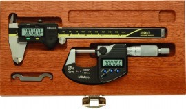 Mitutoyo - Tool Kit Digimatic Caliper & Micrometer - 64PKA076B