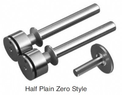 Universal Punch - Half Plain Zero Roller Set - (for Models -10) - 110-10HZ