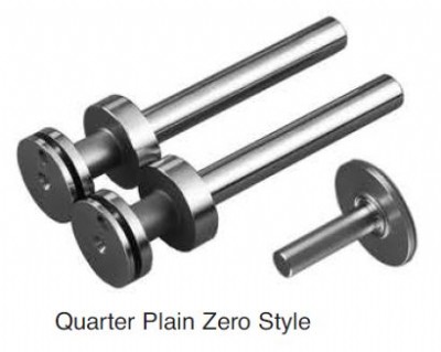 Universal Punch - Quarter Plain Zero Roller Set - (for Models -10) - 110-10QZ
