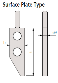 Mitutoyo - Surface Plate Type Jaw - For 552 Series Caliper
