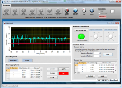 Digi-Pas - Professional Software Version for DWL5000XY Inclination Sensor - DWL5000-XY